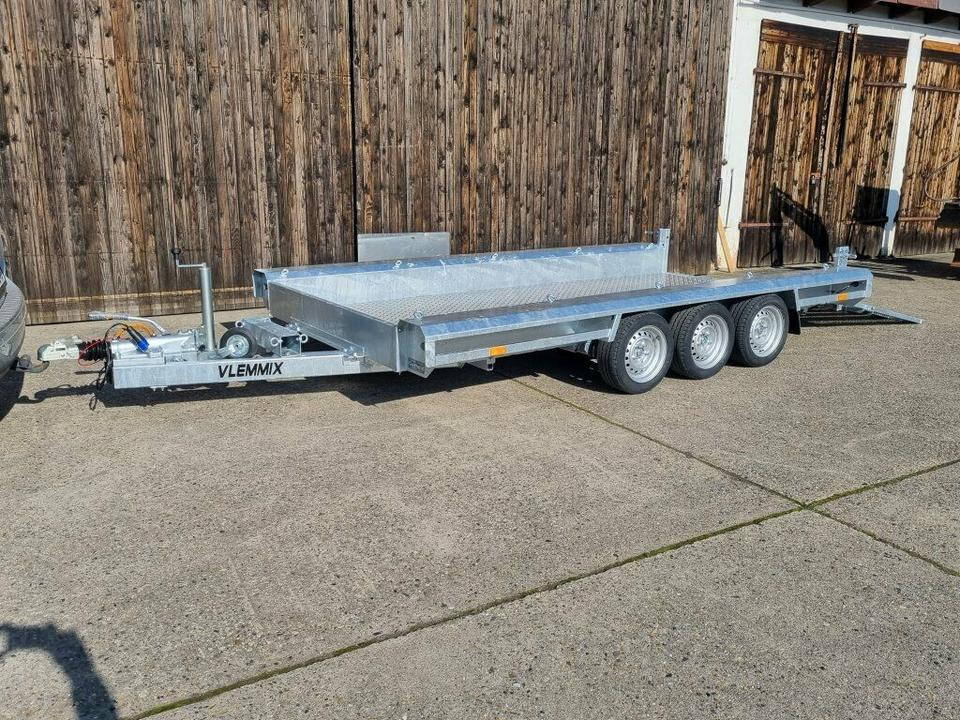 Vlemmix Tridem Maschinentransporter 3,5t Minibagger - Remorque porte engin: photos 5 Vlemmix Tridem Maschinentransporter 3,5t Minibagger - Remorque porte engin: photos 5