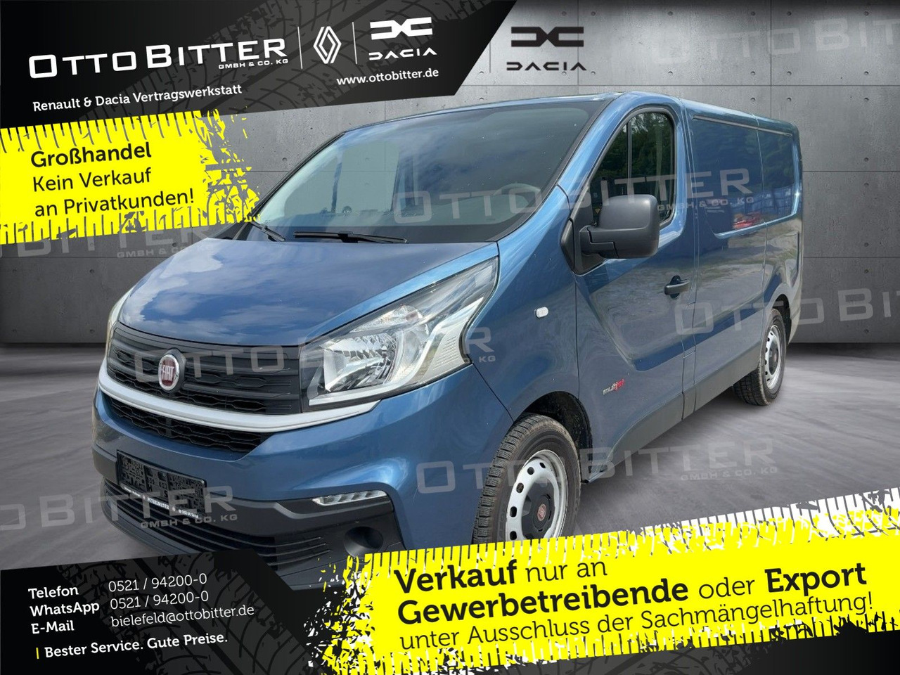 Fiat Talento 1.6 Multijet Turbo L1H1 ANHÄNGERKUP/GJR - Fourgon utilitaire: photos 1 Fiat Talento 1.6 Multijet Turbo L1H1 ANHÄNGERKUP/GJR - Fourgon utilitaire: photos 1