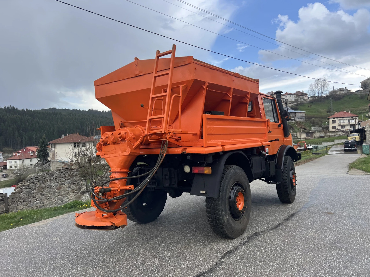 Engin de déneigement Mercedes-Benz UNIMOG U1500, 4х4, Самосвал: photos 7