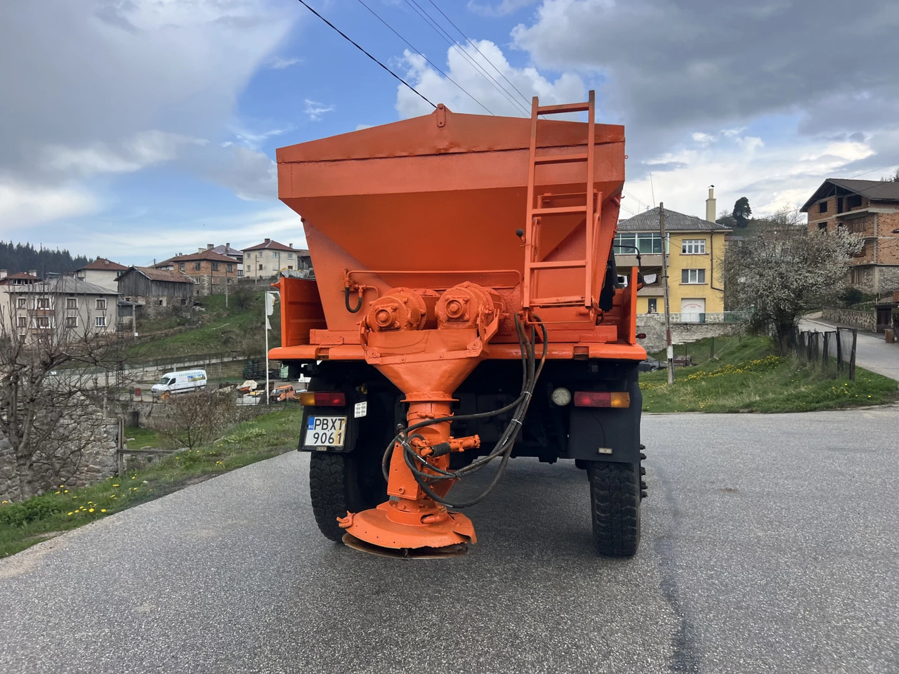 Engin de déneigement Mercedes-Benz UNIMOG U1500, 4х4, Самосвал: photos 8
