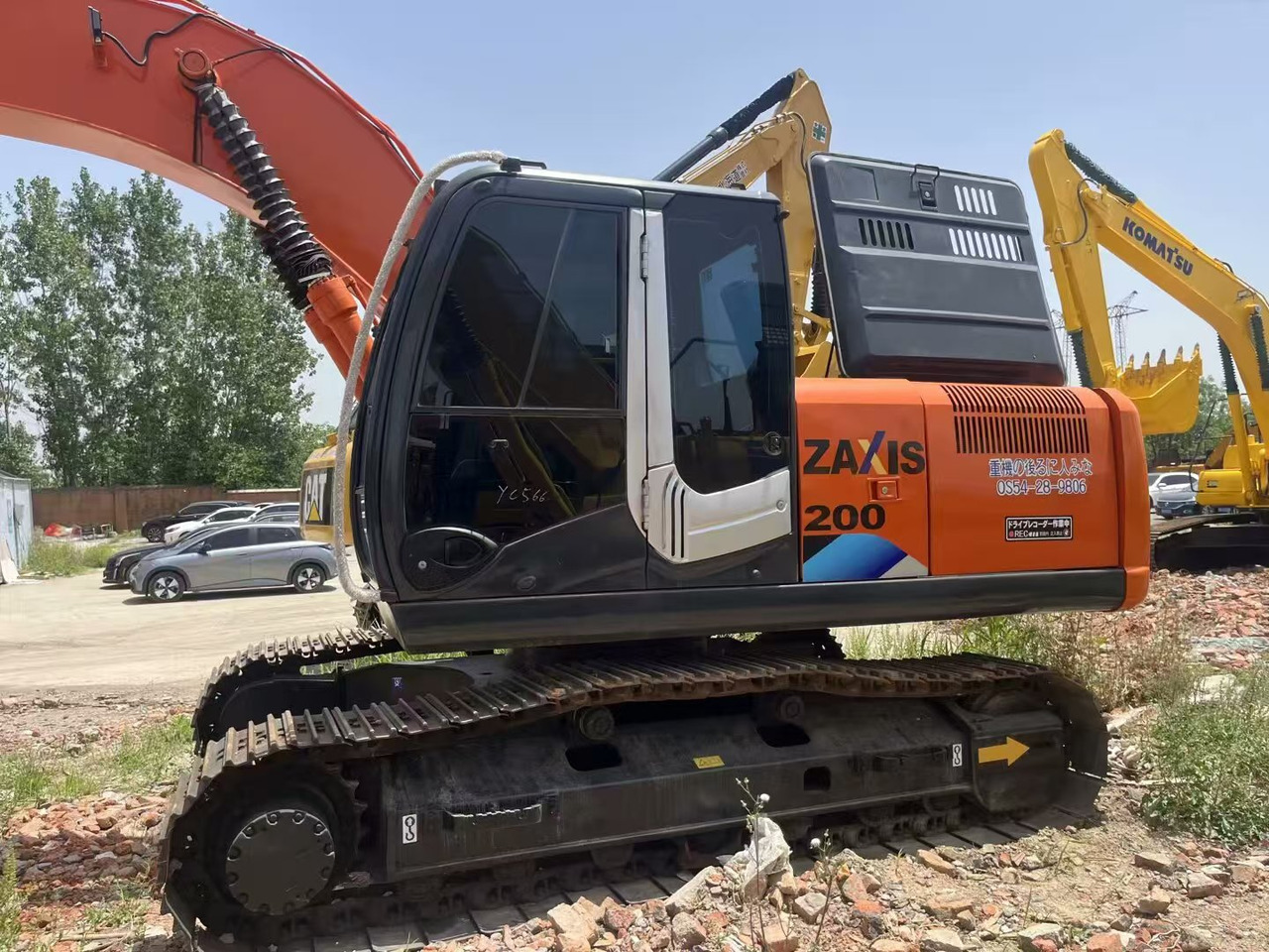 Pelle sur chenille HITACHI ZX200: photos 10
