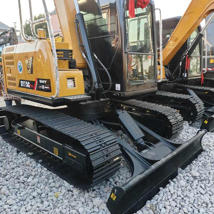 China Brand Used Sany Sy75c Mini Excavator 6ton Crawler Earth Digger Machine for Sale - Mini pelle: photos 4 China Brand Used Sany Sy75c Mini Excavator 6ton Crawler Earth Digger Machine for Sale - Mini pelle: photos 4