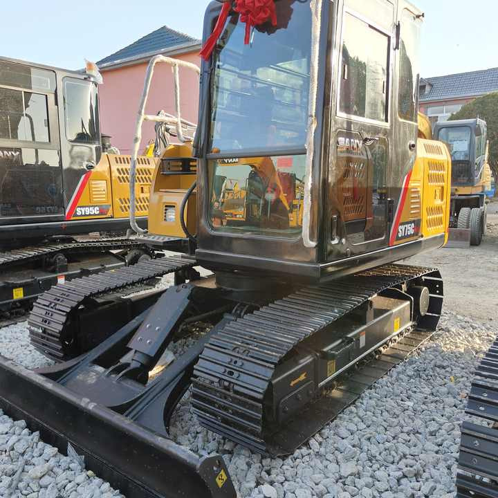 China Brand Used Sany Sy75c Mini Excavator 6ton Crawler Earth Digger Machine for Sale - Mini pelle: photos 1 China Brand Used Sany Sy75c Mini Excavator 6ton Crawler Earth Digger Machine for Sale - Mini pelle: photos 1