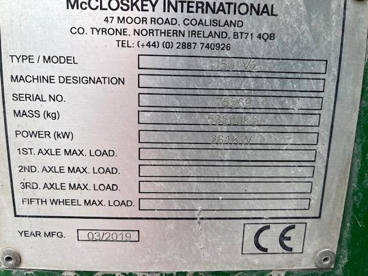 2019 McCloskey J50 - Concasseur: photos 5 2019 McCloskey J50 - Concasseur: photos 5