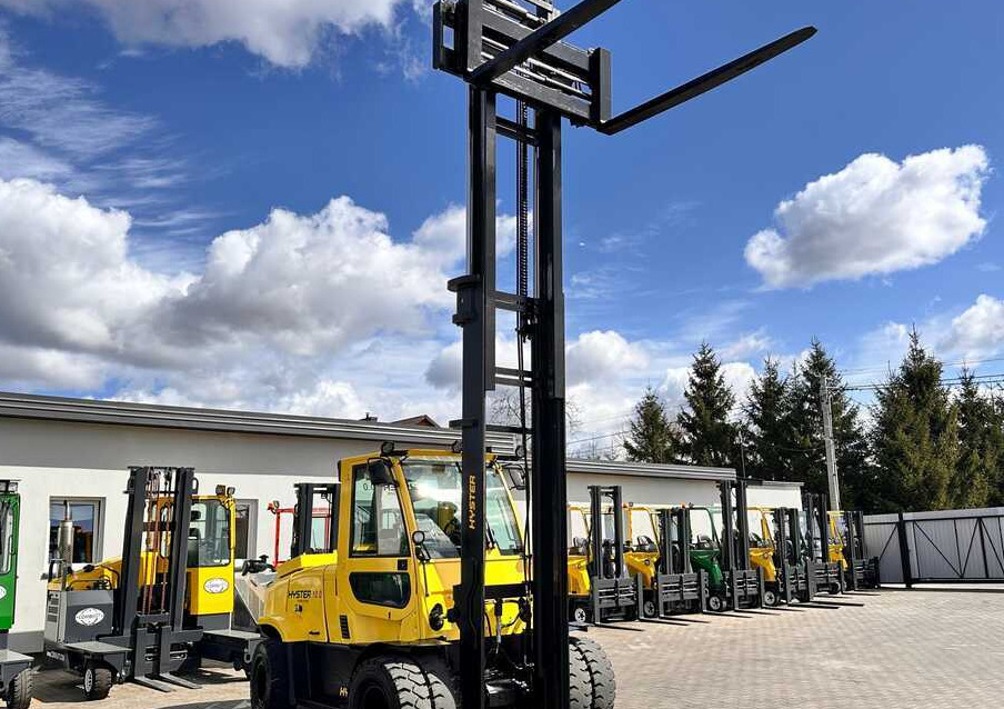 Chariot élévateur diesel Hyster HYSTER H10.0 FT9 / FORKS 2200MM / POSITIONER / SIDE SHIFT / VALID UDT / 5500MM: photos 38
