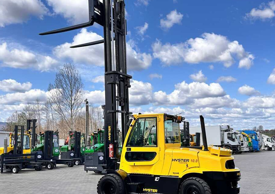 Chariot élévateur diesel Hyster HYSTER H10.0 FT9 / FORKS 2200MM / POSITIONER / SIDE SHIFT / VALID UDT / 5500MM: photos 36
