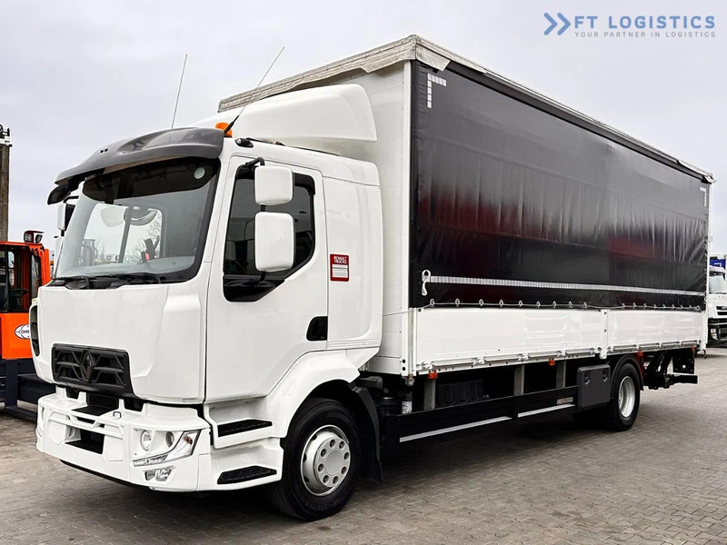Renault Midlum 250 Renault D 250 / AUTOMATIC / 4X2 / 18 PALLETS / TAIL LIFT / SIDE BOARDS / curtainsider truck - Camion à rideaux coulissants: photos 1 Renault Midlum 250 Renault D 250 / AUTOMATIC / 4X2 / 18 PALLETS / TAIL LIFT / SIDE BOARDS / curtainsider truck - Camion à rideaux coulissants: photos 1