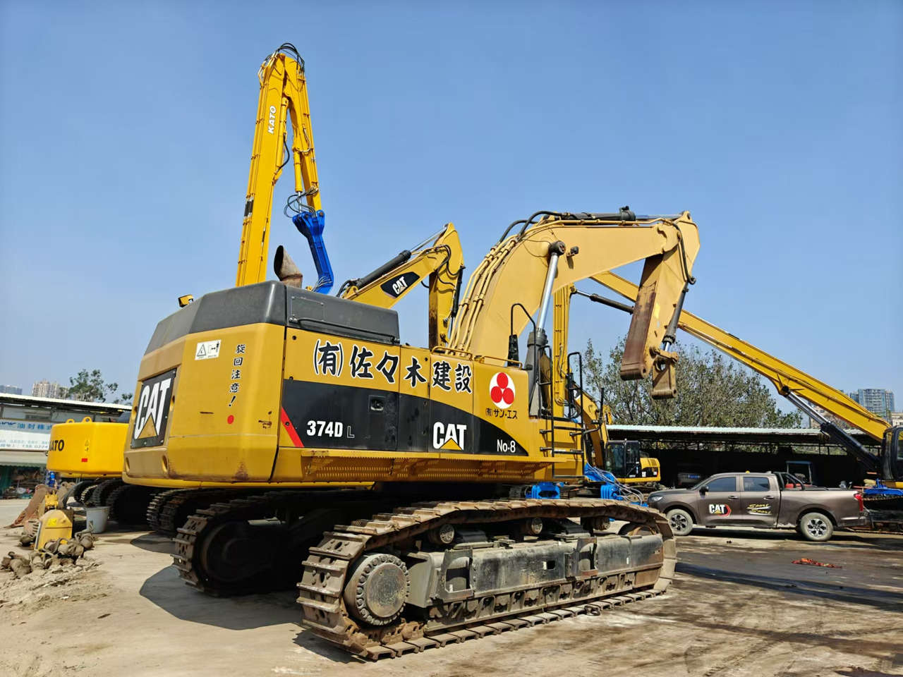 CATERPILLAR 374D - Pelle sur chenille: photos 1 CATERPILLAR 374D - Pelle sur chenille: photos 1