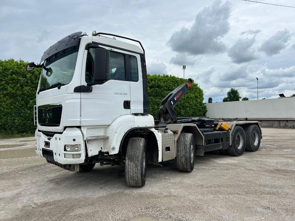 MAN TGS 35.480 USATO SCARRABILE - Camion ampliroll: photos 1 MAN TGS 35.480 USATO SCARRABILE - Camion ampliroll: photos 1