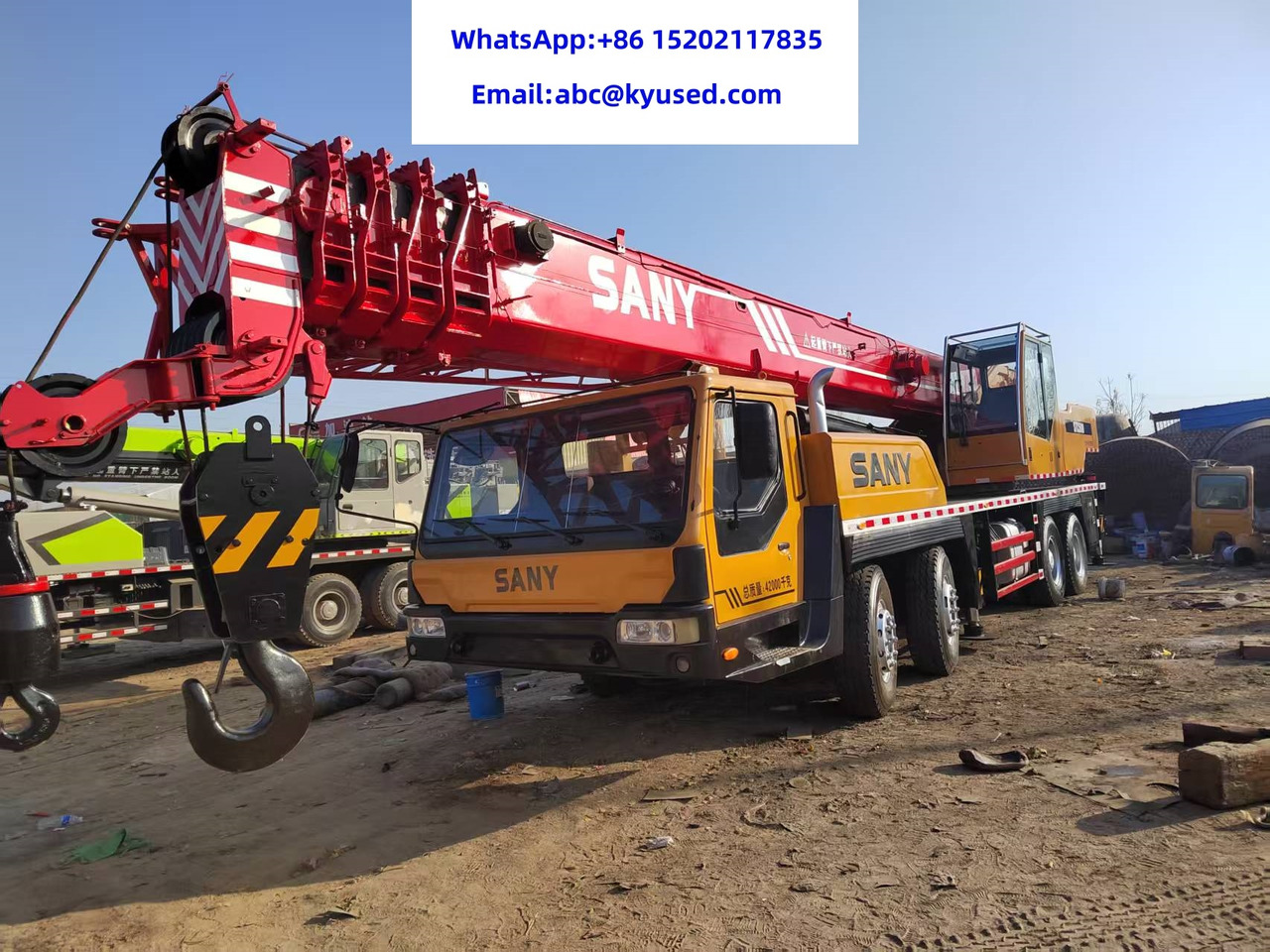 SANY STC500 STC750 STC800 STC250 25T 50T 75T 80TON CRANE - Grue mobile: photos 1 SANY STC500 STC750 STC800 STC250 25T 50T 75T 80TON CRANE - Grue mobile: photos 1