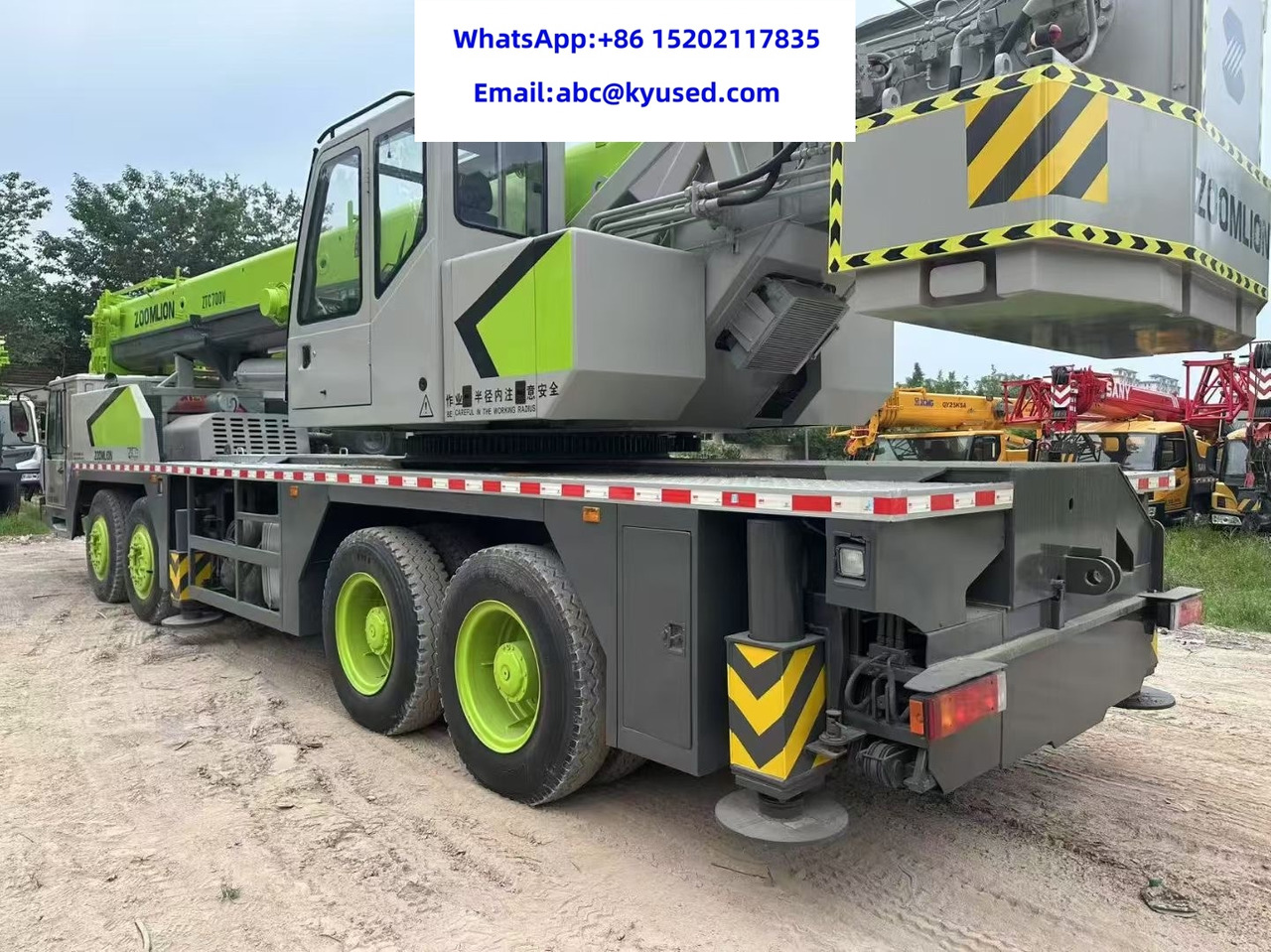 ZOOMLION QY70V ZTC700V QY80V ZTC800V 70TON 80TON CRANE - Grue mobile: photos 3 ZOOMLION QY70V ZTC700V QY80V ZTC800V 70TON 80TON CRANE - Grue mobile: photos 3