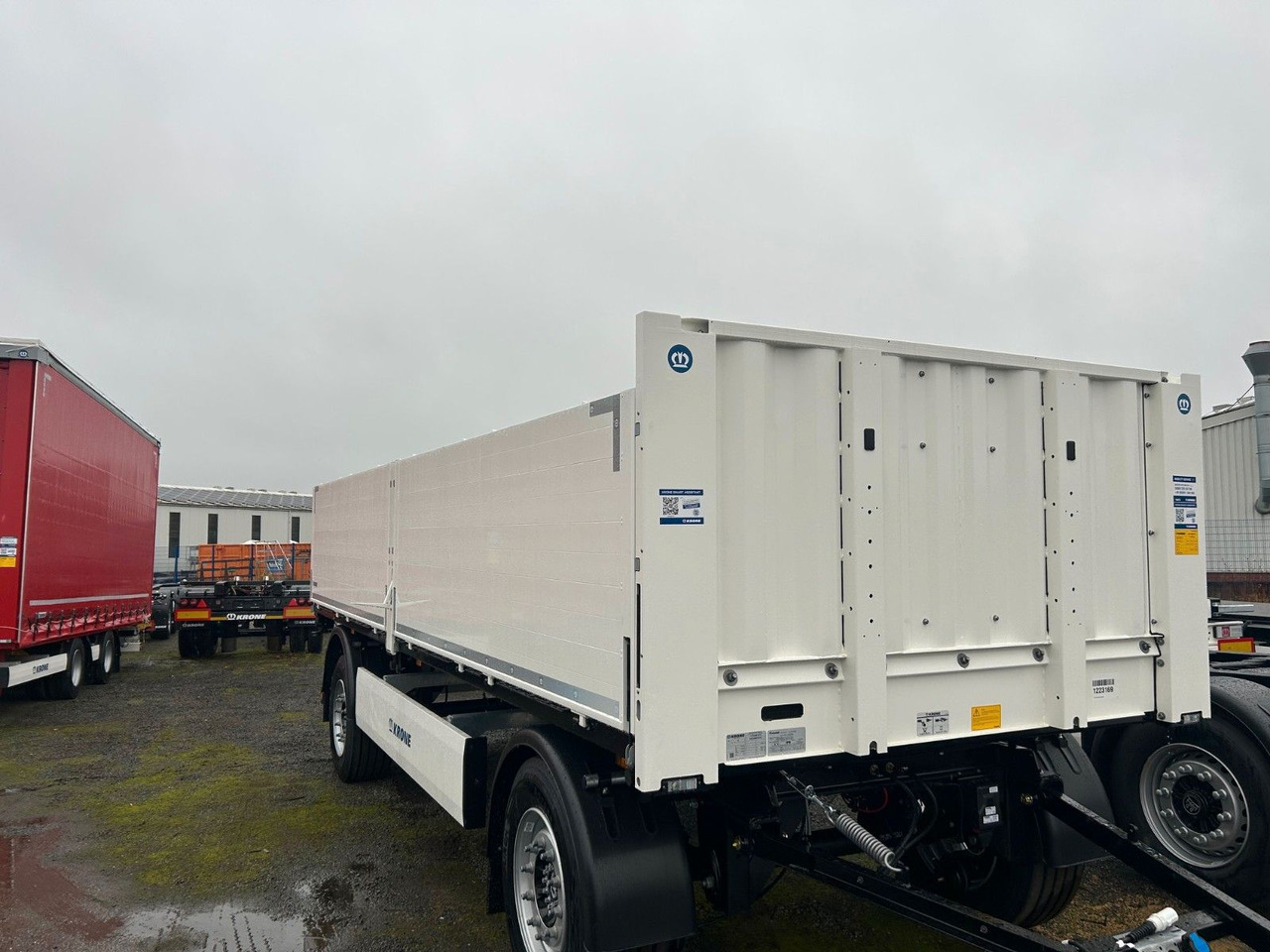 Krone AZP 18 eL42-BS Baustoff NEU - Remorque plateau: photos 2 Krone AZP 18 eL42-BS Baustoff NEU - Remorque plateau: photos 2