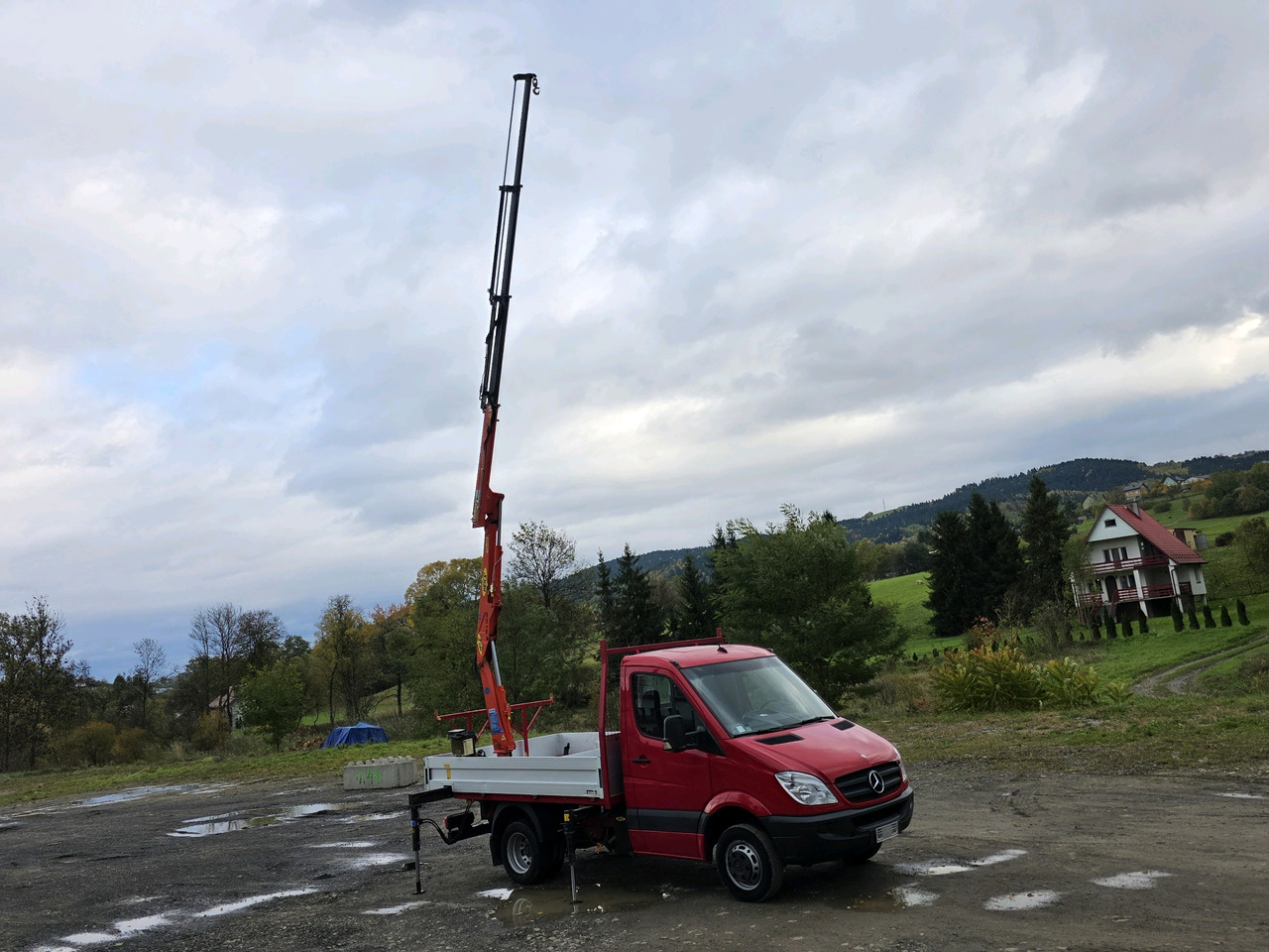 Utilitaire plateau Mercedes-Benz Sprinter 418 CDI Skrzynia +HDS 10.5 M +Pilot  ! 87000km !: photos 6 Utilitaire plateau Mercedes-Benz Sprinter 418 CDI Skrzynia +HDS 10.5 M +Pilot  ! 87000km !: photos 6