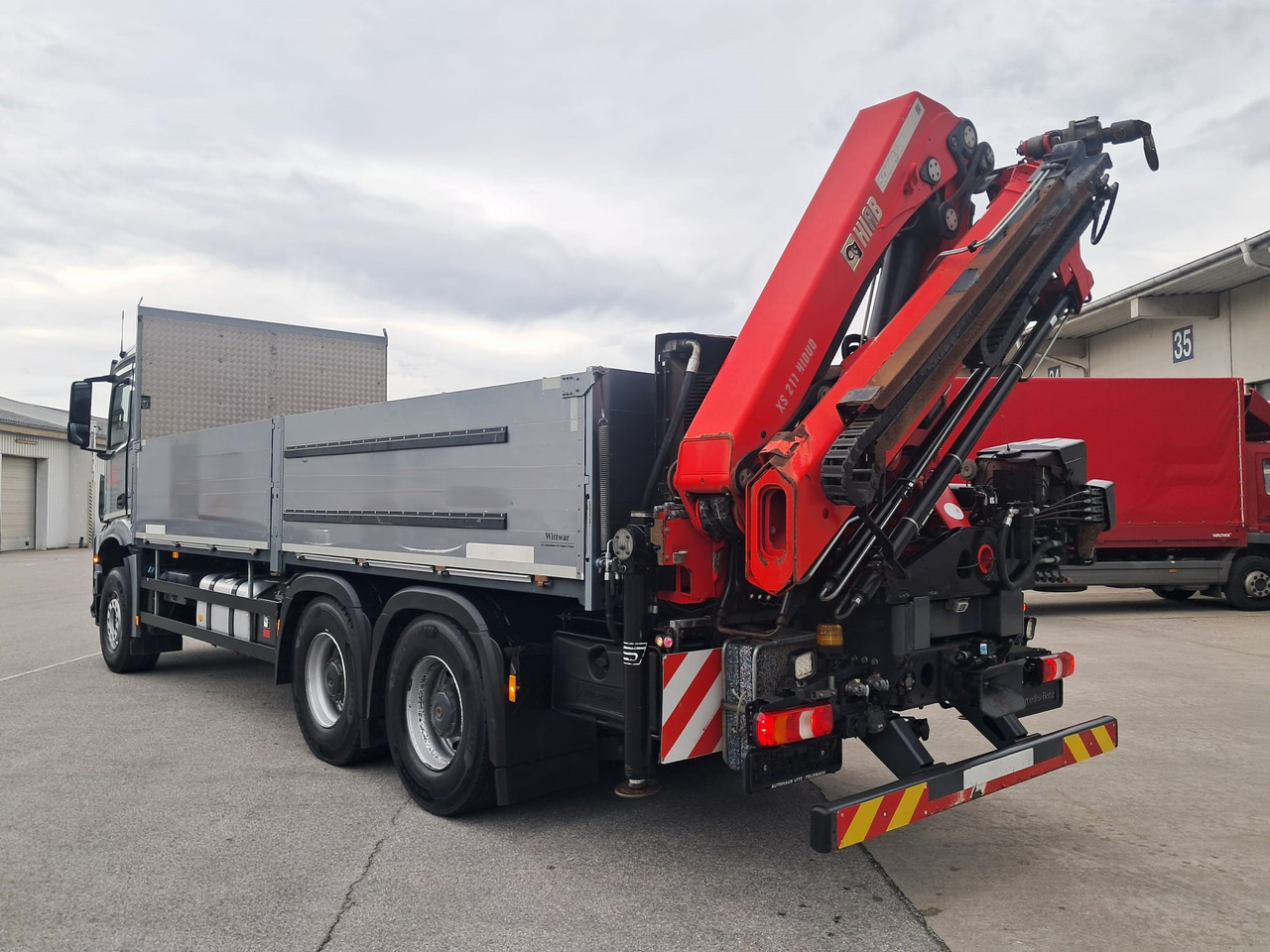 MERCEDES-BENZ AROCS 28.51 | 6x4| Retarder |Kran |Klima | Euro 6 - Camion plateau, Camion grue: photos 5 MERCEDES-BENZ AROCS 28.51 | 6x4| Retarder |Kran |Klima | Euro 6 - Camion plateau, Camion grue: photos 5