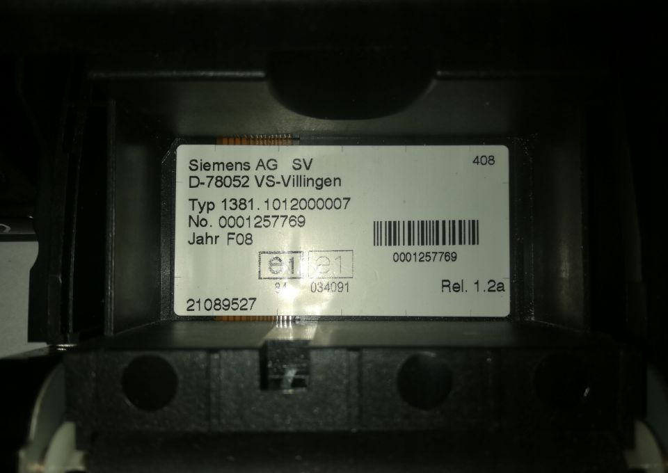 TACHOGRAF VOLVO FH 21089527 1.2a - Chronotachygraphe pour Camion: photos 3 TACHOGRAF VOLVO FH 21089527 1.2a - Chronotachygraphe pour Camion: photos 3