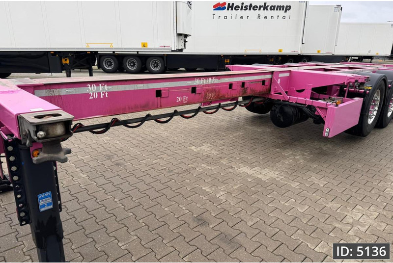 Broshuis 3UCC-39/45 Multi / 2x Extandable / 2x Lift Axle - Semi-remorque porte-conteneur/ Caisse mobile: photos 2 Broshuis 3UCC-39/45 Multi / 2x Extandable / 2x Lift Axle - Semi-remorque porte-conteneur/ Caisse mobile: photos 2