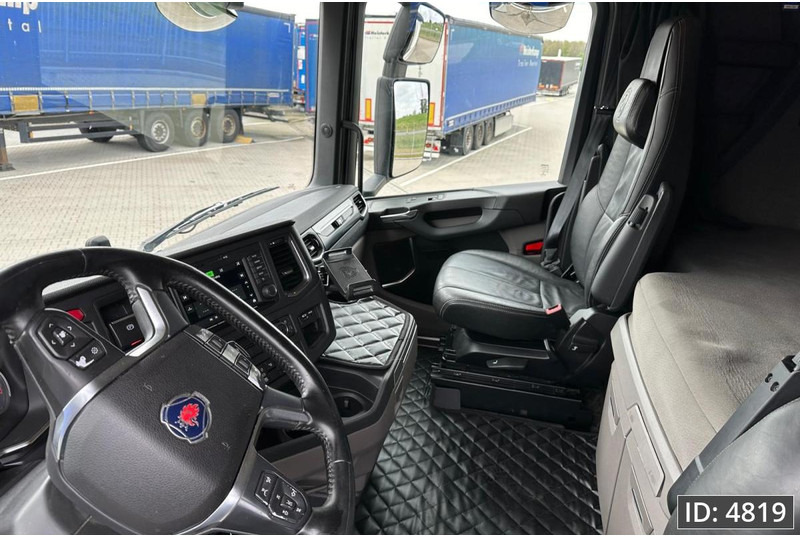 Tracteur routier Scania S650 Topline, Euro 6, 6x2 / Retarder / Standklima / PTO / Leather / Sliding 5th wheel, Intarder: photos 7