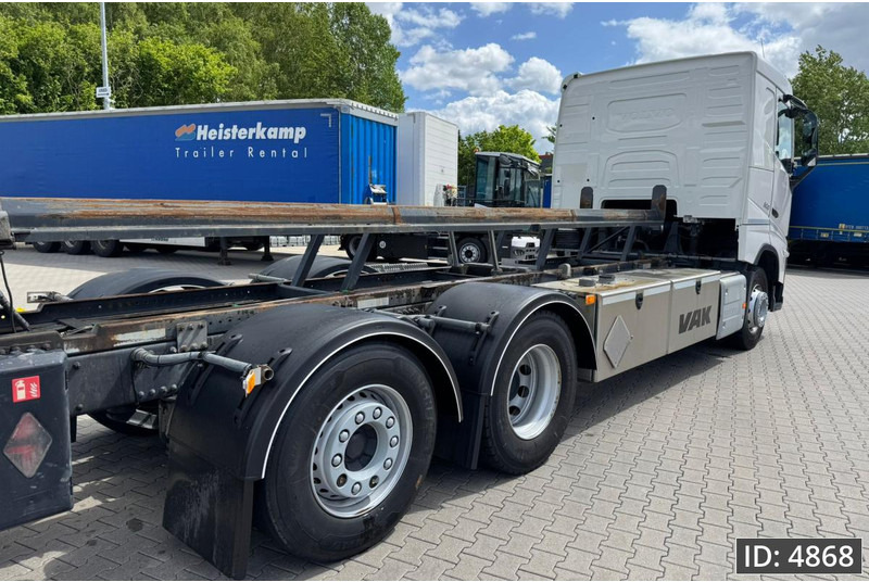 Volvo FH 500 Globetrotter, Euro 6, / 6x2 / Hydraulic body / frame 7.4 m / Tail lift - Camion porte-conteneur/ Caisse mobile: photos 5 Volvo FH 500 Globetrotter, Euro 6, / 6x2 / Hydraulic body / frame 7.4 m / Tail lift - Camion porte-conteneur/ Caisse mobile: photos 5
