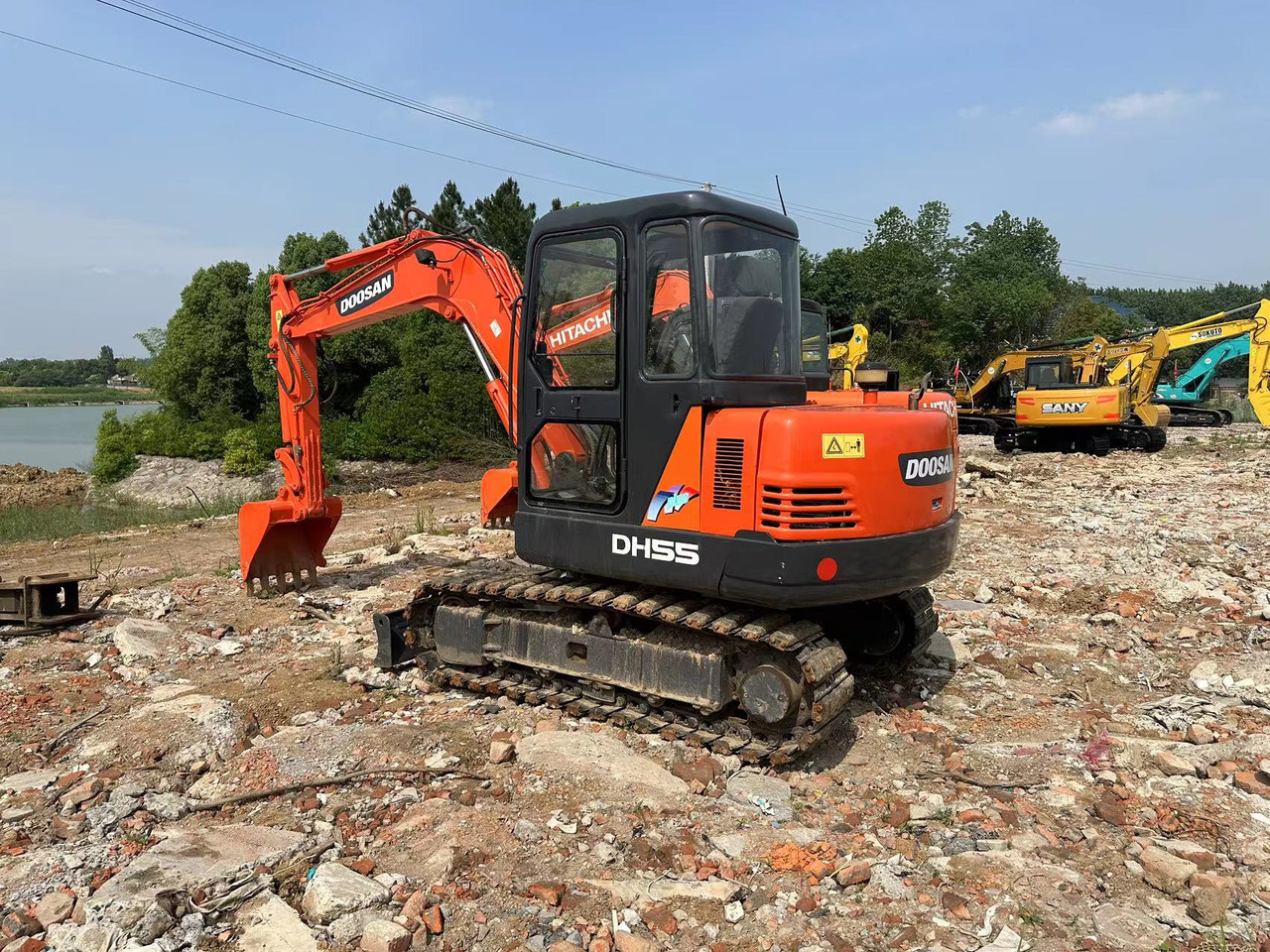 DOOSAN DH55 Mini Excavator 5.5T - Mini pelle: photos 4 DOOSAN DH55 Mini Excavator 5.5T - Mini pelle: photos 4