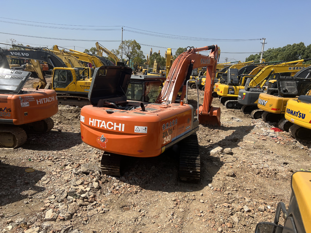 HITACHI ZX240 - Pelle sur chenille: photos 2 HITACHI ZX240 - Pelle sur chenille: photos 2
