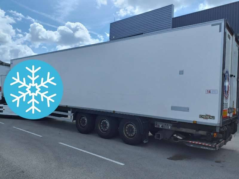Semi-remorque 3 Essieux FRIGO 38 TONNES HAYON CAISSE CHEREAU GROUPE CARRIER VECTOR 1550 - Semi-remorque frigorifique: photos 1 Semi-remorque 3 Essieux FRIGO 38 TONNES HAYON CAISSE CHEREAU GROUPE CARRIER VECTOR 1550 - Semi-remorque frigorifique: photos 1