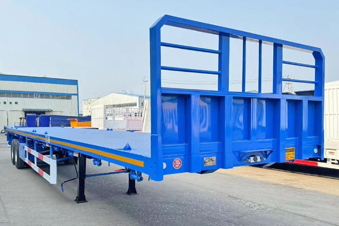 TITAN 2 Axle 45 Ft Flatbed Trailers for Sale in Algeria - Semi-remorque plateau: photos 5 TITAN 2 Axle 45 Ft Flatbed Trailers for Sale in Algeria - Semi-remorque plateau: photos 5