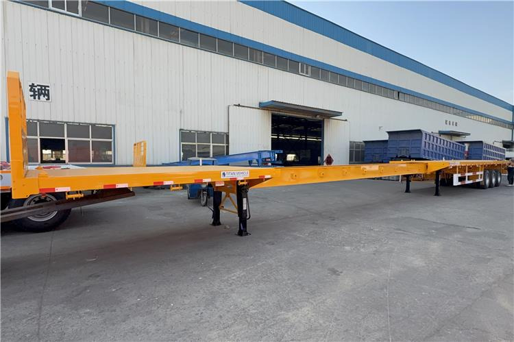 TITAN 3 Axle 24m Extendable Flatbed Trailer for Sale In Chile - Semi-remorque porte-conteneur/ Caisse mobile: photos 2 TITAN 3 Axle 24m Extendable Flatbed Trailer for Sale In Chile - Semi-remorque porte-conteneur/ Caisse mobile: photos 2