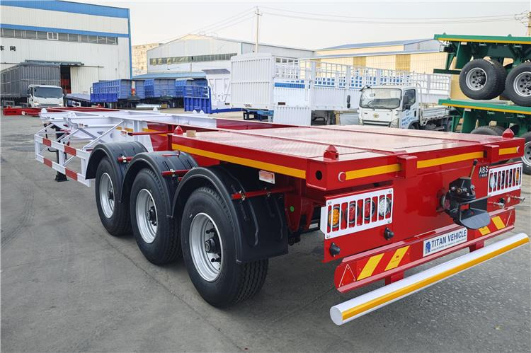 TITAN 3 Axle 40ft Container Chassis Trailer for Sale In Guam - Semi-remorque châssis: photos 3 TITAN 3 Axle 40ft Container Chassis Trailer for Sale In Guam - Semi-remorque châssis: photos 3