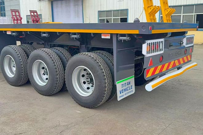 TITAN 3 Axle Flatbed Semi Trailer for Sale in Ghana - Semi-remorque plateau: photos 3 TITAN 3 Axle Flatbed Semi Trailer for Sale in Ghana - Semi-remorque plateau: photos 3