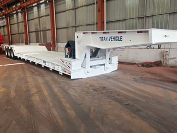 TITAN 3 Axle Lowboy Trailer for Sale in Ghana - Semi-remorque surbaissé: photos 4 TITAN 3 Axle Lowboy Trailer for Sale in Ghana - Semi-remorque surbaissé: photos 4