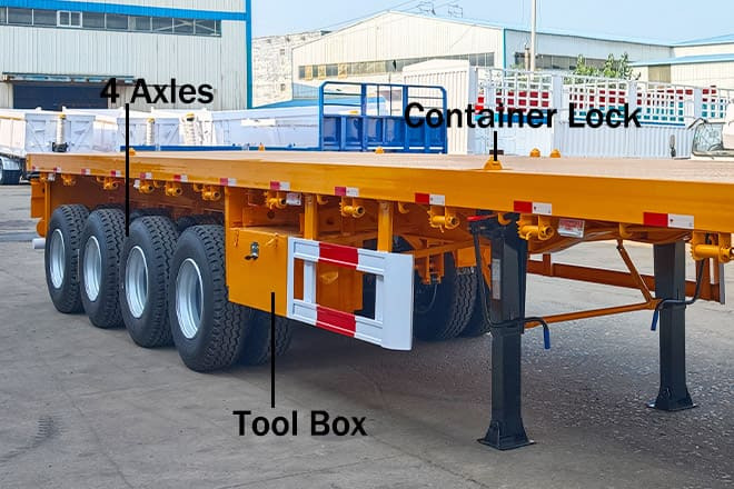 TITAN 4 Axle Heavy Duty Flatbed Trailer for Sale in Mali - Semi-remorque plateau: photos 4 TITAN 4 Axle Heavy Duty Flatbed Trailer for Sale in Mali - Semi-remorque plateau: photos 4