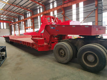 TITAN 4 Axle Heavy Duty Lowboy Trailer for Sale in Tanzania - Semi-remorque surbaissé: photos 1 TITAN 4 Axle Heavy Duty Lowboy Trailer for Sale in Tanzania - Semi-remorque surbaissé: photos 1