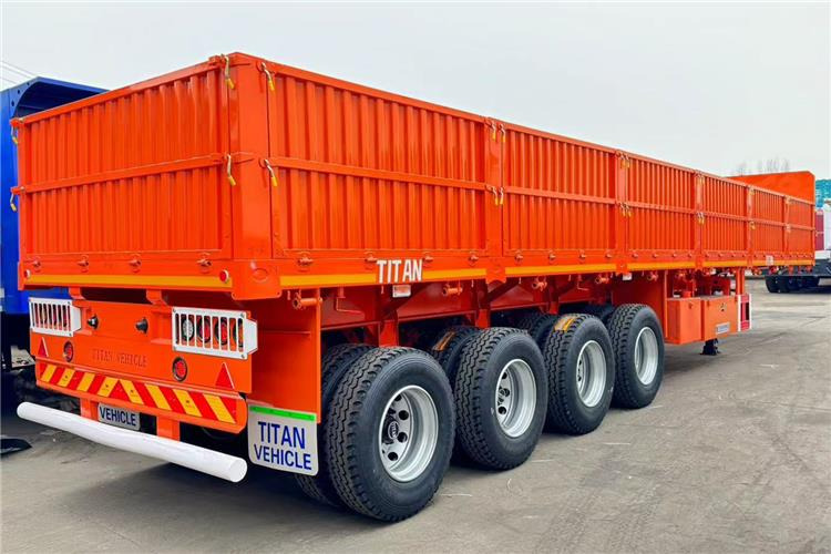 TITAN 4 Axle Trailers With Side Walls for Sale In Malawi - Semi-remorque plateau: photos 1 TITAN 4 Axle Trailers With Side Walls for Sale In Malawi - Semi-remorque plateau: photos 1