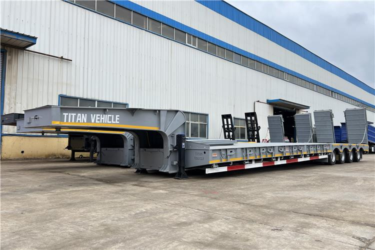 TITAN 4 Line 8 Axle Low Loader Trailer for Sale In Costa Rica - Semi-remorque surbaissé: photos 1 TITAN 4 Line 8 Axle Low Loader Trailer for Sale In Costa Rica - Semi-remorque surbaissé: photos 1
