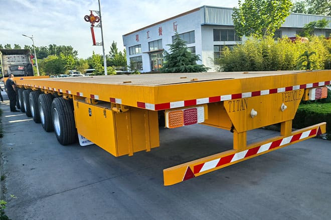 TITAN 6 Axle Extendable Semi Trailer for Sale in Saudi Arabia - Semi-remorque surbaissé: photos 4 TITAN 6 Axle Extendable Semi Trailer for Sale in Saudi Arabia - Semi-remorque surbaissé: photos 4