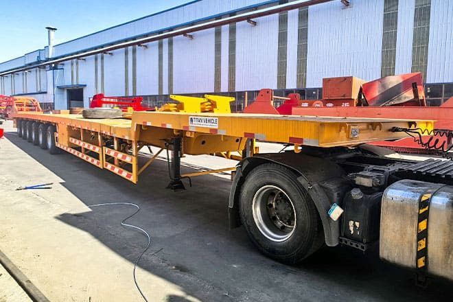 TITAN 6 Axle Extendable Semi Trailer for Sale in Saudi Arabia - Semi-remorque surbaissé: photos 1 TITAN 6 Axle Extendable Semi Trailer for Sale in Saudi Arabia - Semi-remorque surbaissé: photos 1