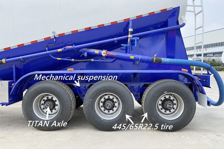 TITAN Bulk Cement Tank Semi Trailer for Sale in Dominican - Semi-remorque citerne: photos 4 TITAN Bulk Cement Tank Semi Trailer for Sale in Dominican - Semi-remorque citerne: photos 4