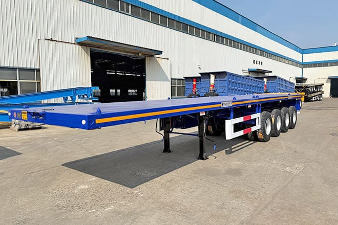 TITAN Heavy Duty 4 Axle Flatbed Trailer in Guam - Semi-remorque plateau: photos 1 TITAN Heavy Duty 4 Axle Flatbed Trailer in Guam - Semi-remorque plateau: photos 1