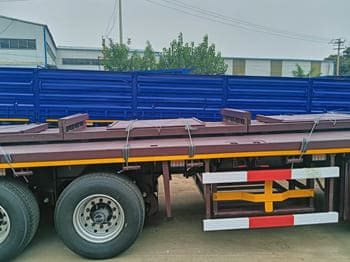 TITAN Semi Truck Flatbed Traile for Sale in Saudi Arabia - Semi-remorque plateau: photos 3 TITAN Semi Truck Flatbed Traile for Sale in Saudi Arabia - Semi-remorque plateau: photos 3