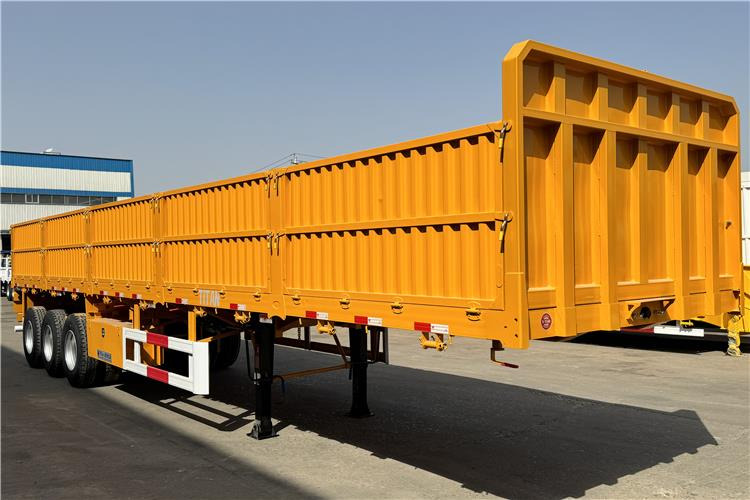 TITAN Tri Axle Side Wall Semi Trailer with 60 Ton Capcaity for Sale In Senegal - Semi-remorque plateau: photos 1 TITAN Tri Axle Side Wall Semi Trailer with 60 Ton Capcaity for Sale In Senegal - Semi-remorque plateau: photos 1