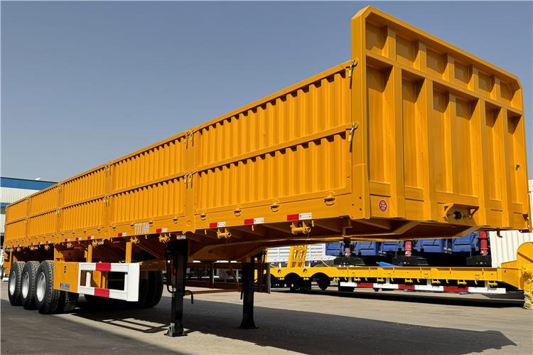 TITAN Tri Axle Side Wall Semi Trailer with 60 Ton Capcaity for Sale In Senegal - Semi-remorque plateau: photos 2 TITAN Tri Axle Side Wall Semi Trailer with 60 Ton Capcaity for Sale In Senegal - Semi-remorque plateau: photos 2