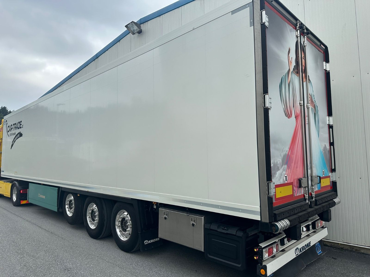 Krone SDR 27 Vector 1550 Doppelstock/Blumenbreit - Semi-remorque fourgon: photos 4 Krone SDR 27 Vector 1550 Doppelstock/Blumenbreit - Semi-remorque fourgon: photos 4