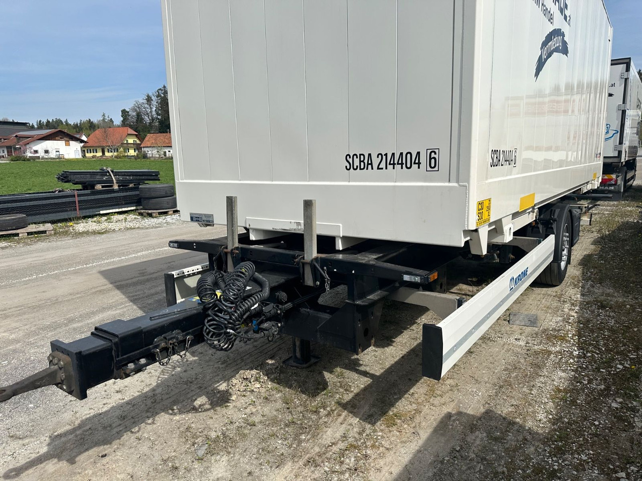 Krone ZE 1 Achs Maxi TÜV neu - Remorque porte-conteneur/ Caisse mobile: photos 1 Krone ZE 1 Achs Maxi TÜV neu - Remorque porte-conteneur/ Caisse mobile: photos 1