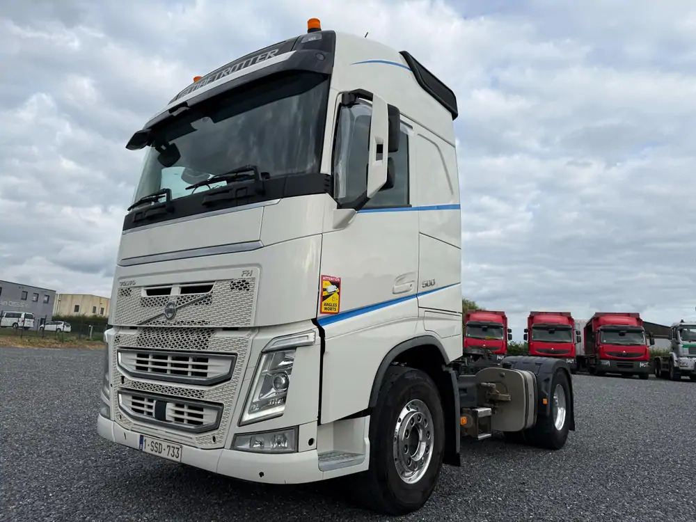 Volvo FH 500 Globetrotter Jantes alcoa*Hydraulique*Euro6 - Tracteur routier: photos 1 Volvo FH 500 Globetrotter Jantes alcoa*Hydraulique*Euro6 - Tracteur routier: photos 1