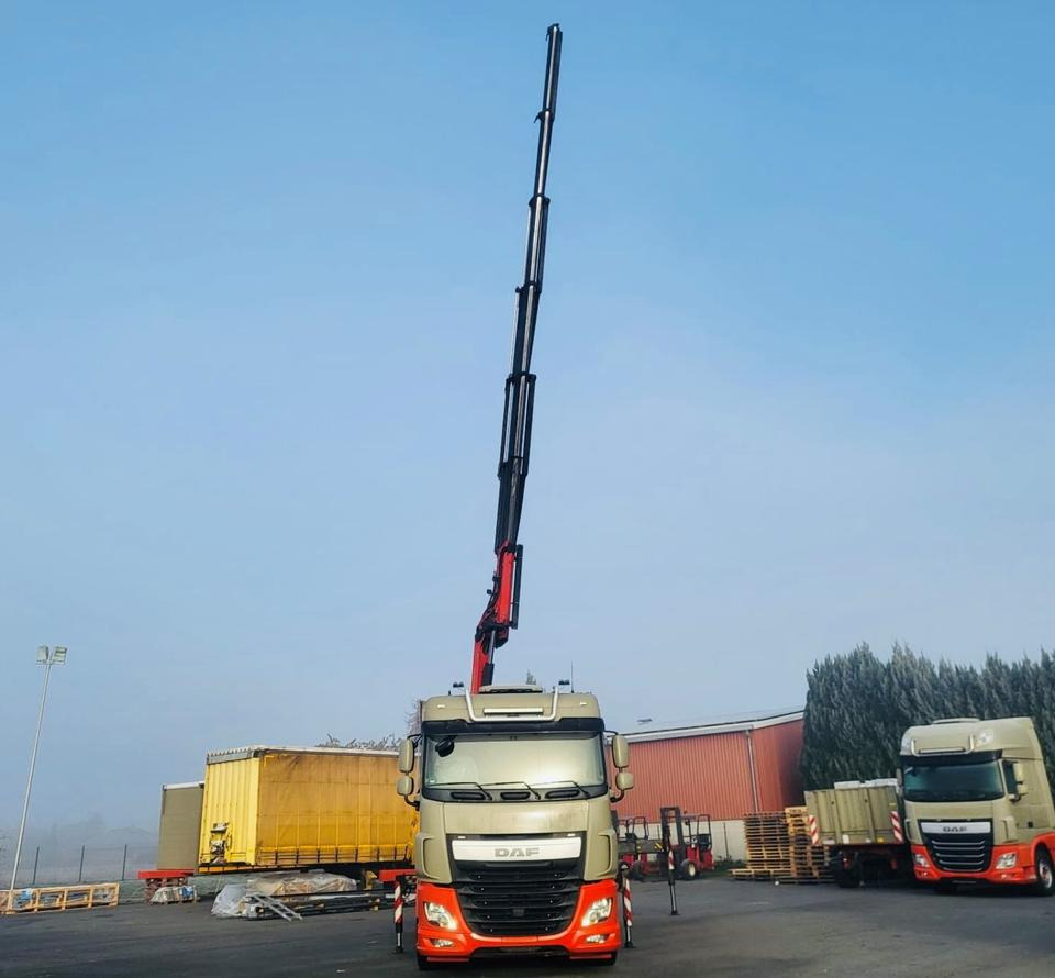 Camion à rideaux coulissants, Camion grue DAF DAF XF 460 FAN + PALFINGER + 16mtr + Lenkachse + EURO 6: photos 13 Camion à rideaux coulissants, Camion grue DAF DAF XF 460 FAN + PALFINGER + 16mtr + Lenkachse + EURO 6: photos 13