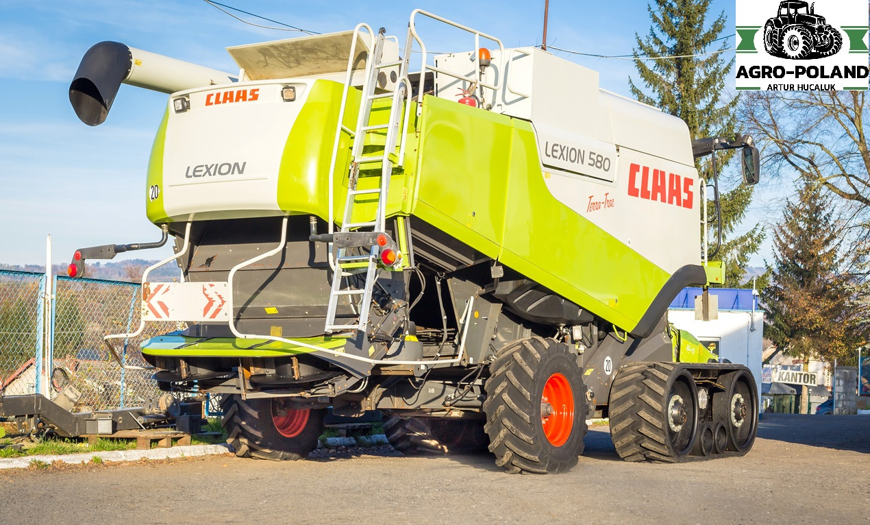 CLAAS LEXION 580 TT - 3326 h - 2008 ROK - QUANTIMETER + VARIO 750 - LASER PILOT - Moissonneuse-batteuse: photos 3 CLAAS LEXION 580 TT - 3326 h - 2008 ROK - QUANTIMETER + VARIO 750 - LASER PILOT - Moissonneuse-batteuse: photos 3