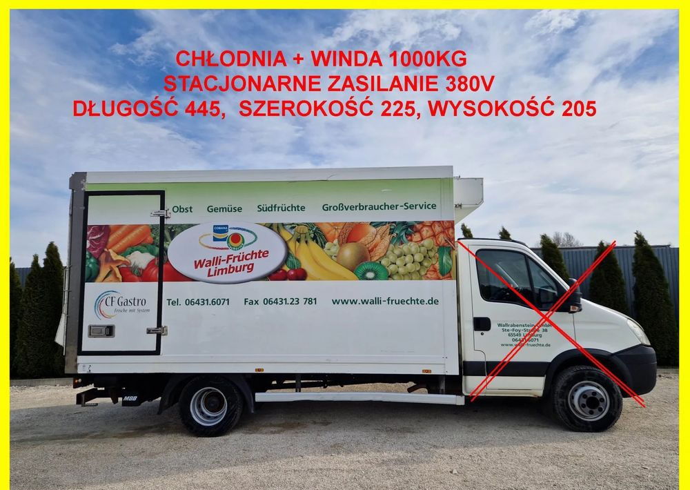 Chłodnia 8 palet + winda 1000kg, zasilanie stacjonarne, Iveco 70, Mascott, Atego, Sprinter, stan idealny! - Carrosserie frigorifique: photos 1 Chłodnia 8 palet + winda 1000kg, zasilanie stacjonarne, Iveco 70, Mascott, Atego, Sprinter, stan idealny! - Carrosserie frigorifique: photos 1