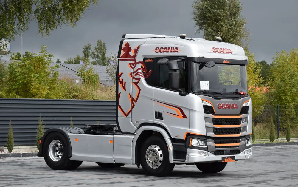 Scania R450 / HYDRAULIKA / RETARDER / ACC / KLIMA / FULL LEDY / ALUFELGI / SERWISOWANA / SPROWADZONA - Tracteur routier: photos 3 Scania R450 / HYDRAULIKA / RETARDER / ACC / KLIMA / FULL LEDY / ALUFELGI / SERWISOWANA / SPROWADZONA - Tracteur routier: photos 3