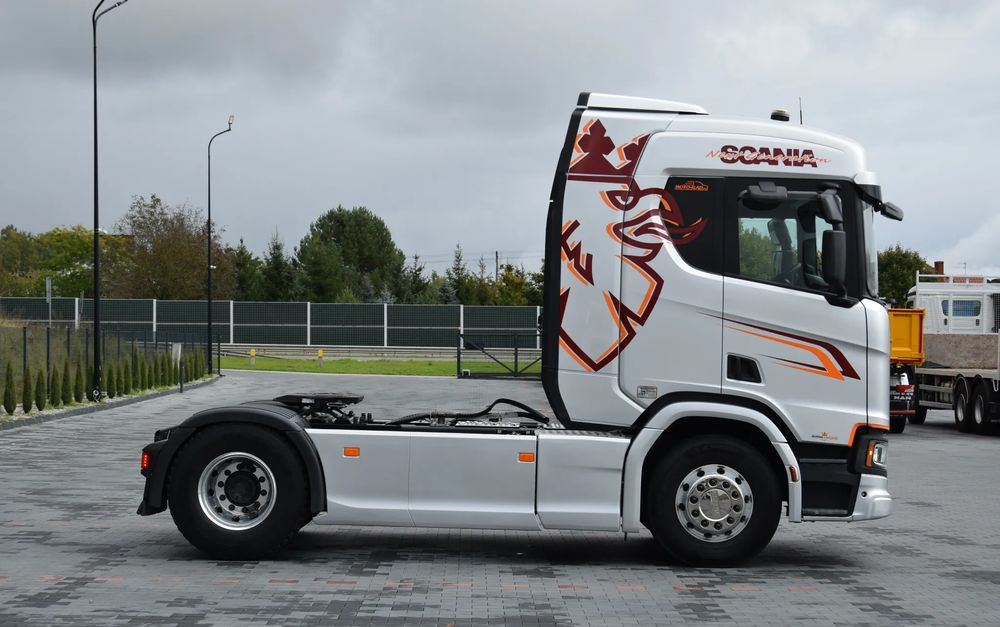 Scania R450 / HYDRAULIKA / RETARDER / ACC / KLIMA / FULL LEDY / ALUFELGI / SERWISOWANA / SPROWADZONA - Tracteur routier: photos 4 Scania R450 / HYDRAULIKA / RETARDER / ACC / KLIMA / FULL LEDY / ALUFELGI / SERWISOWANA / SPROWADZONA - Tracteur routier: photos 4