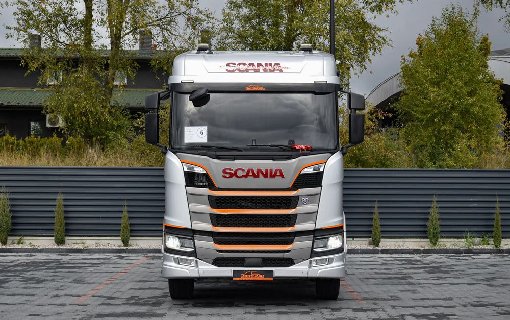 Scania R450 / HYDRAULIKA / RETARDER / ACC / KLIMA / FULL LEDY / ALUFELGI / SERWISOWANA / SPROWADZONA - Tracteur routier: photos 2 Scania R450 / HYDRAULIKA / RETARDER / ACC / KLIMA / FULL LEDY / ALUFELGI / SERWISOWANA / SPROWADZONA - Tracteur routier: photos 2
